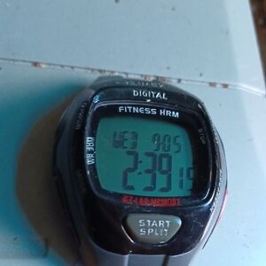 Digital Fitness HRM Watch - Black